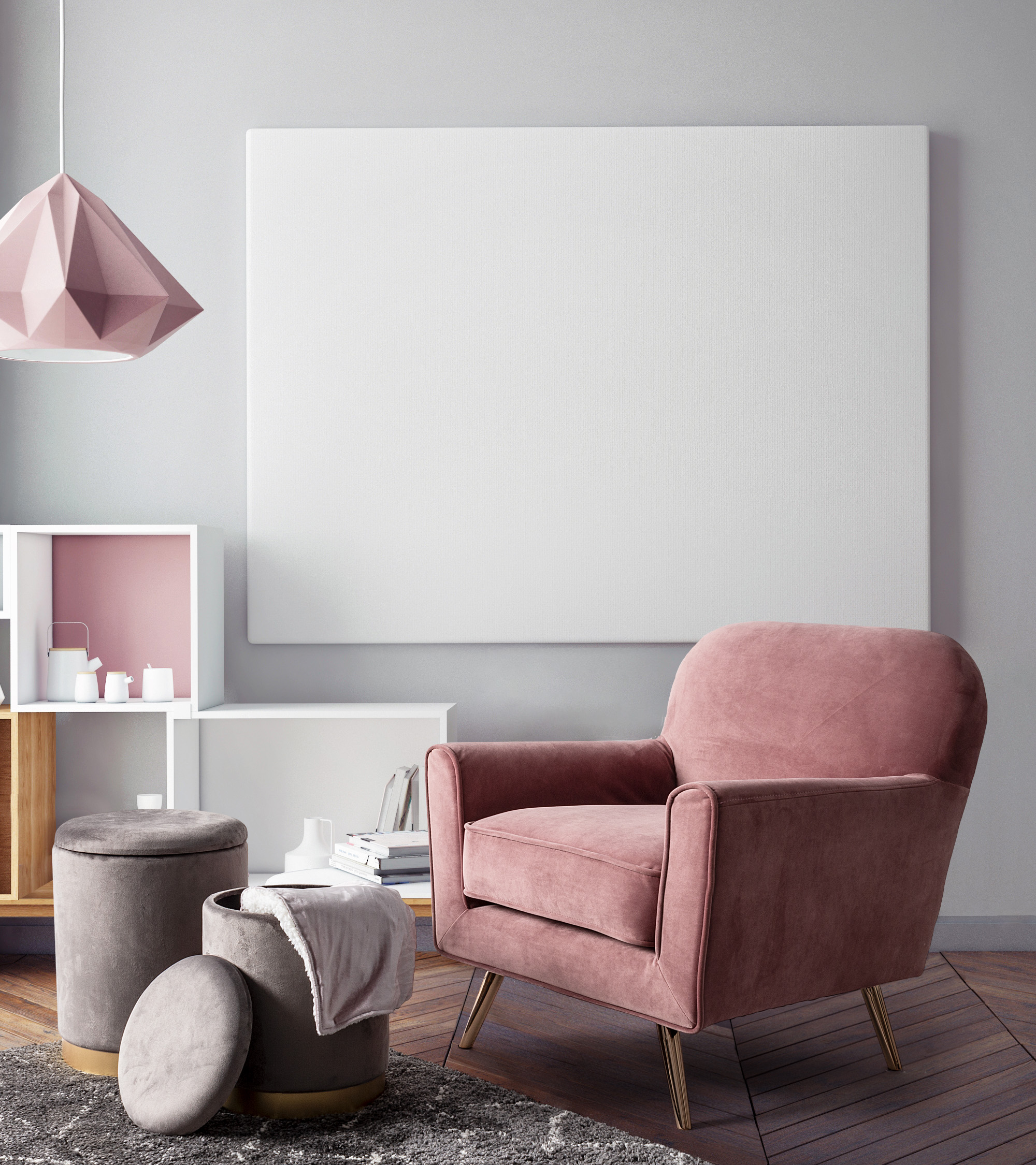 SET 2 POUF MARGARET – 3 colori disponibili - immagine 7