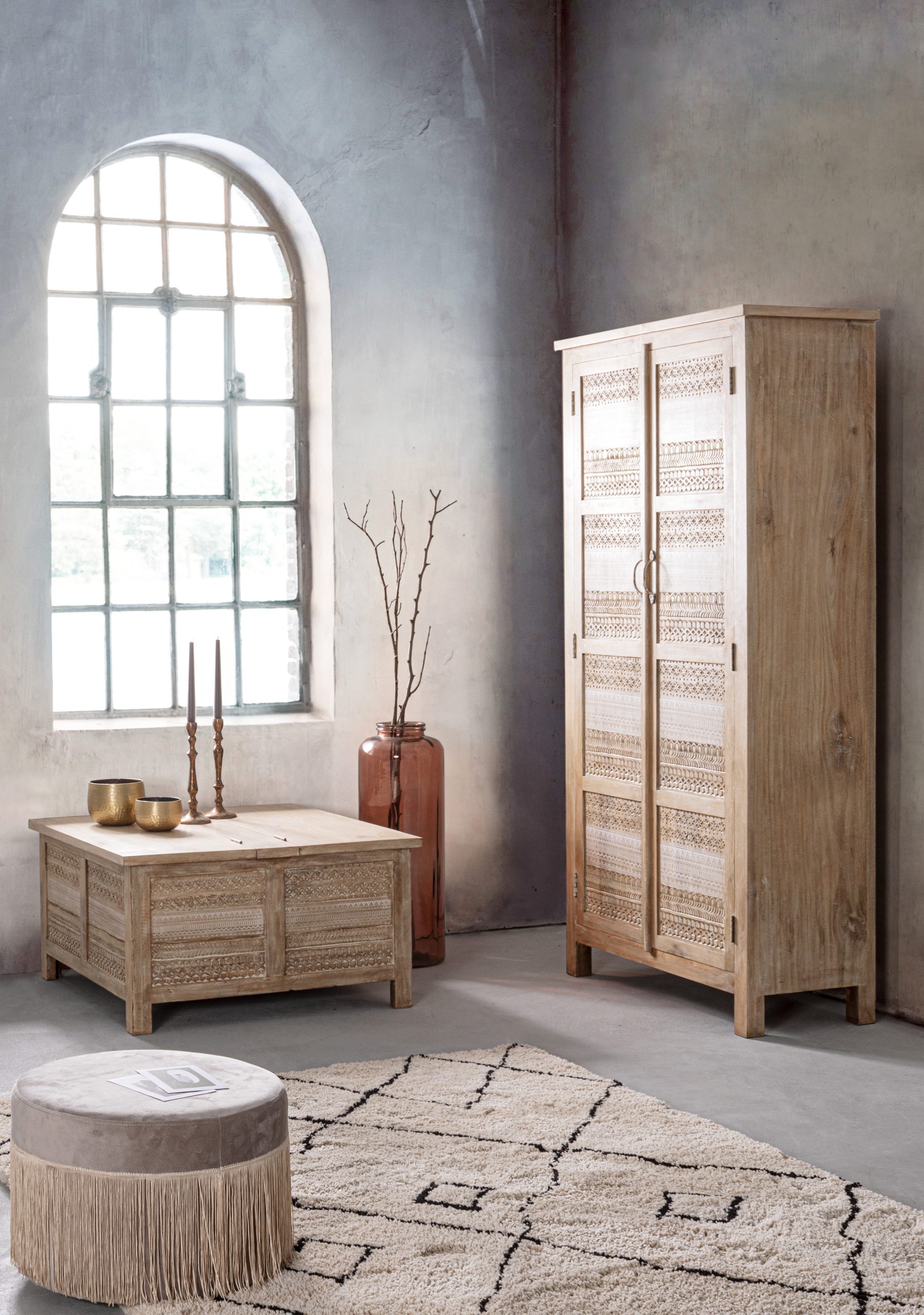 POUF LEILA – 3 colori disponibili - immagine 2