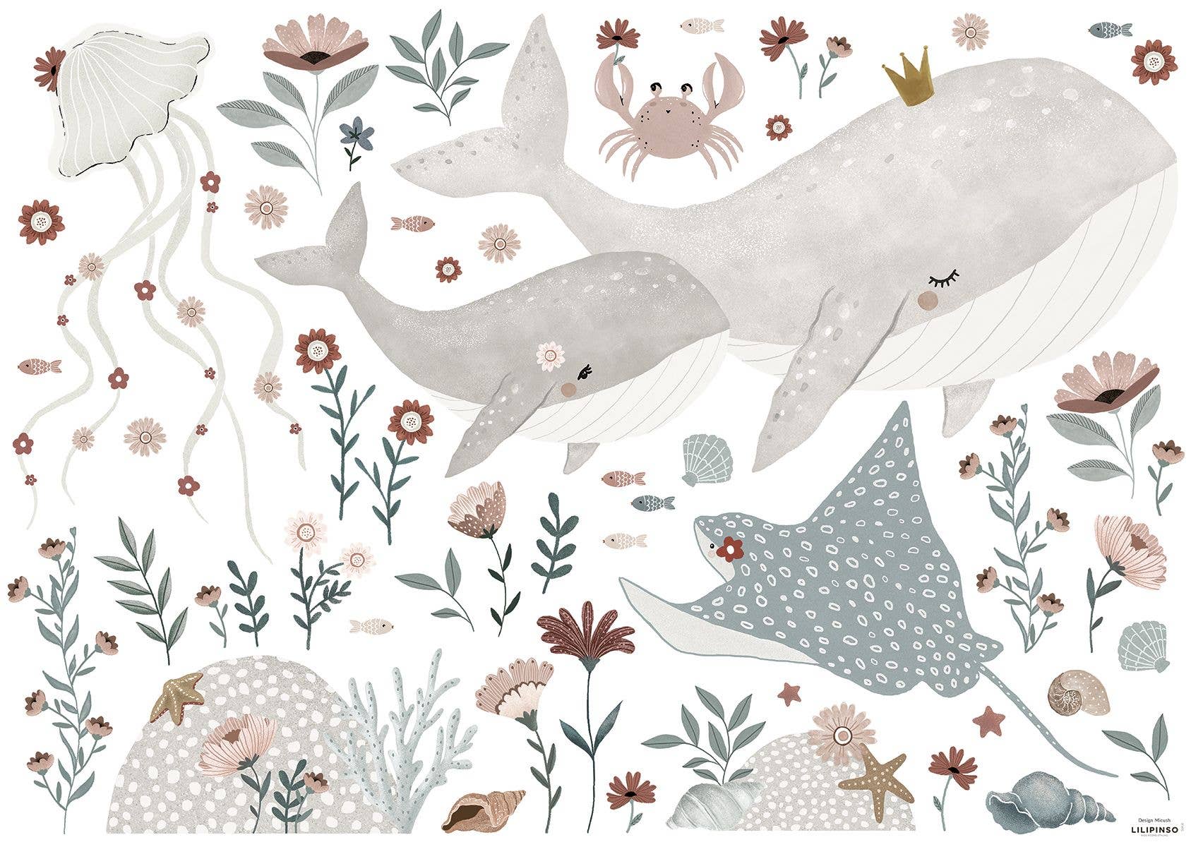 ADESIVO – Mamma balena in fondo al mar… - immagine 3