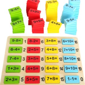 Piastrelle aritmetiche divertenti con i numeri