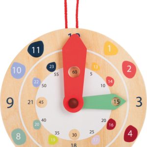 Educare l’orologio in legno da parete