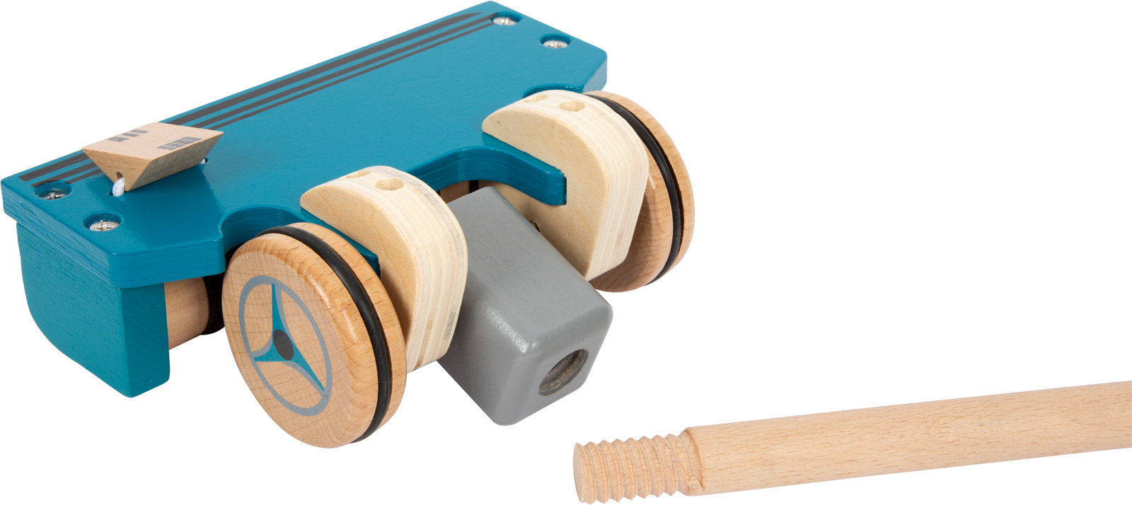 Aspirapolvere in legno da spingere - immagine 9