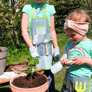 GREMBIULE BIMBI DA GIARDINAGGIO COMPLETO