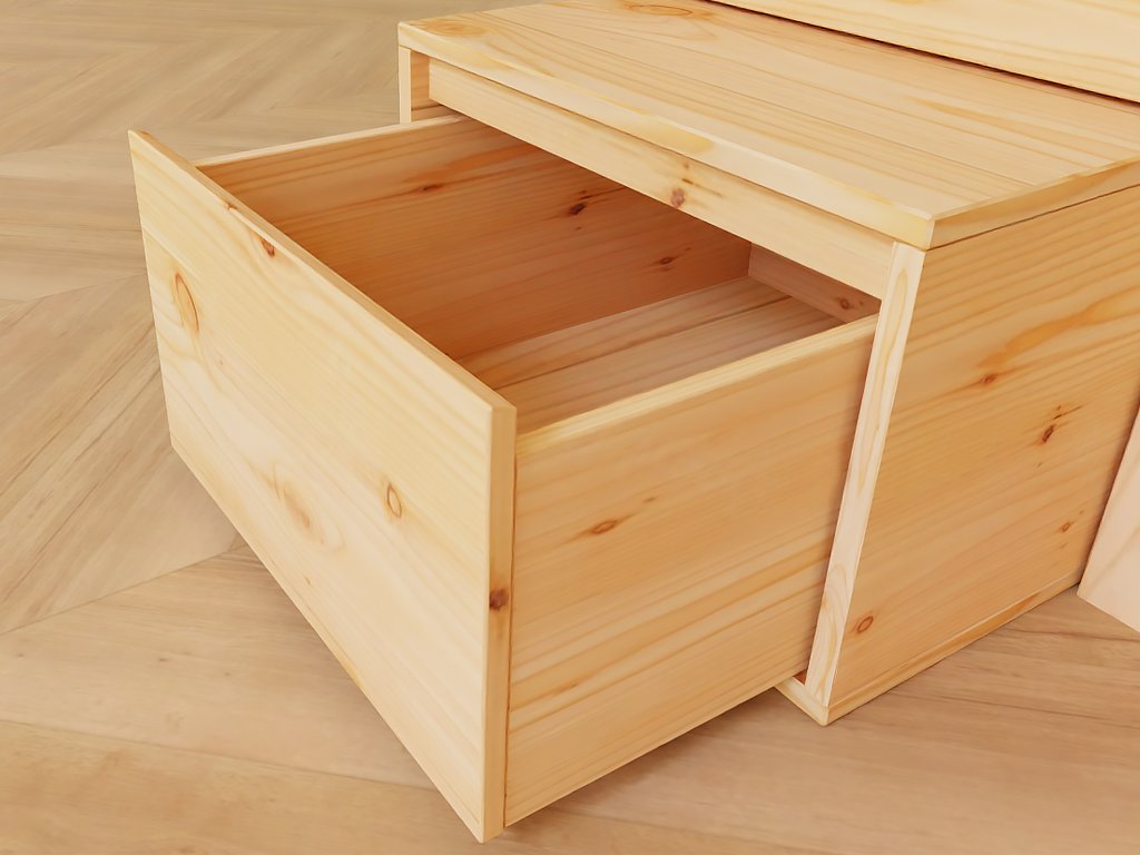 House Loft Soppalco letto + scrivania 90x200cm – 2 colori disponibili - immagine 3