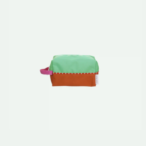 TOILETRY BAG – better together | towel green + gravel orange