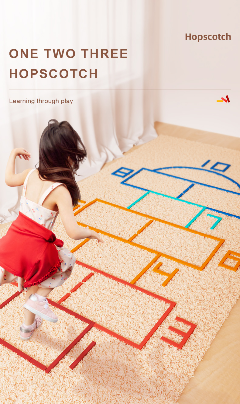 Blocchi in legno componibili blu – Mideer - immagine 5