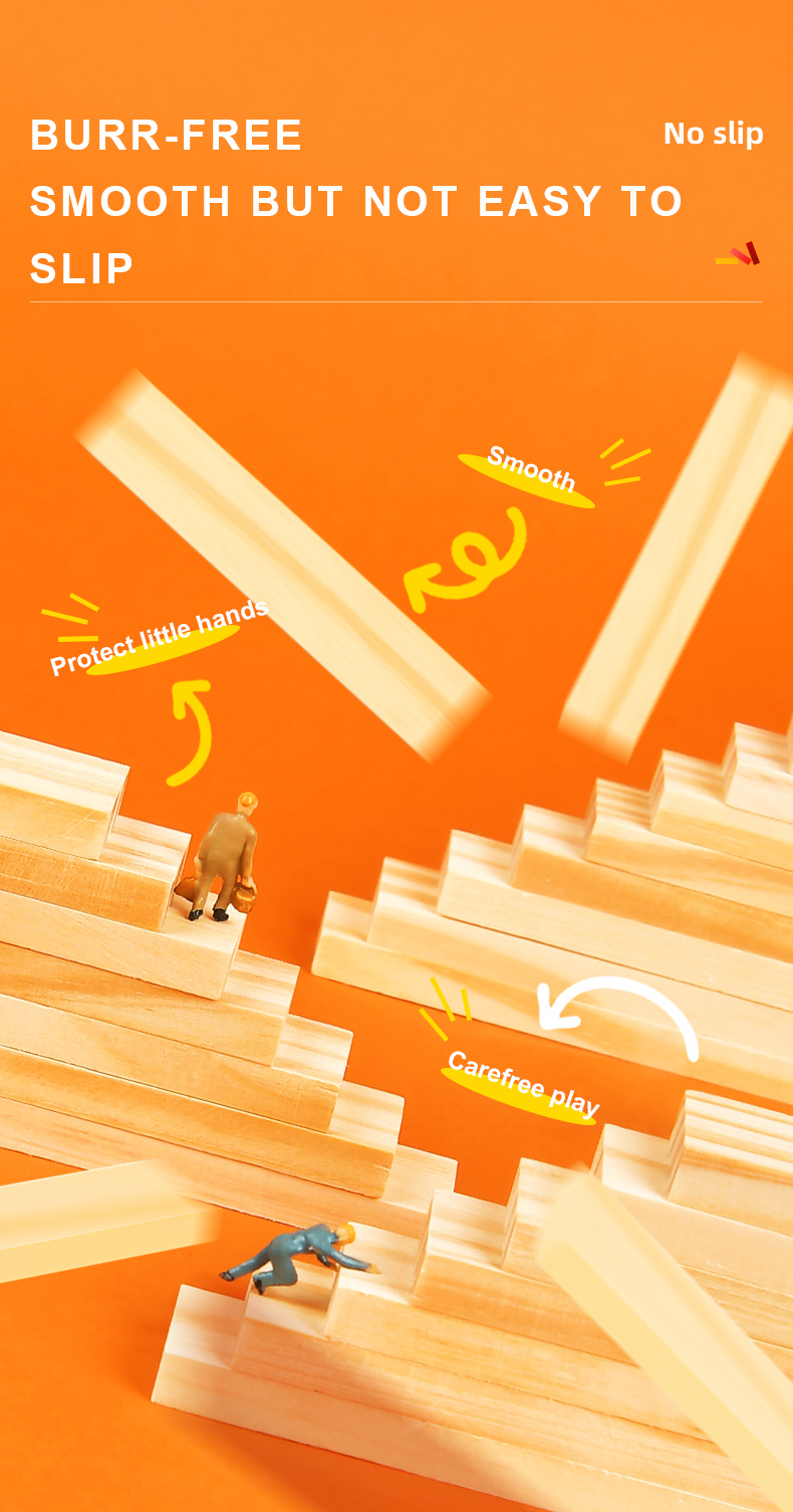 Blocchi in legno componibili naturale – Mideer - immagine 5