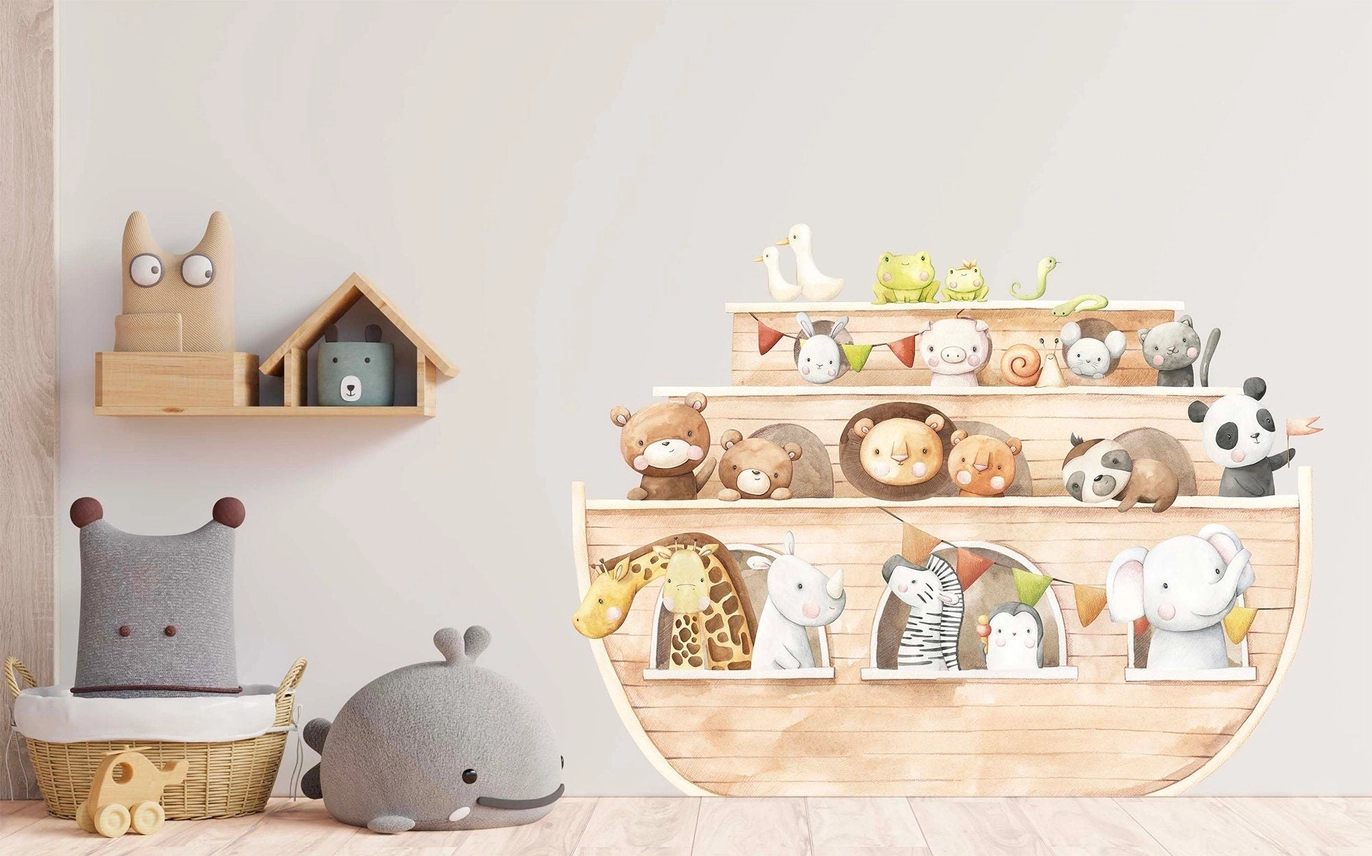 Adesivo murale Arca di Noè - immagine 5