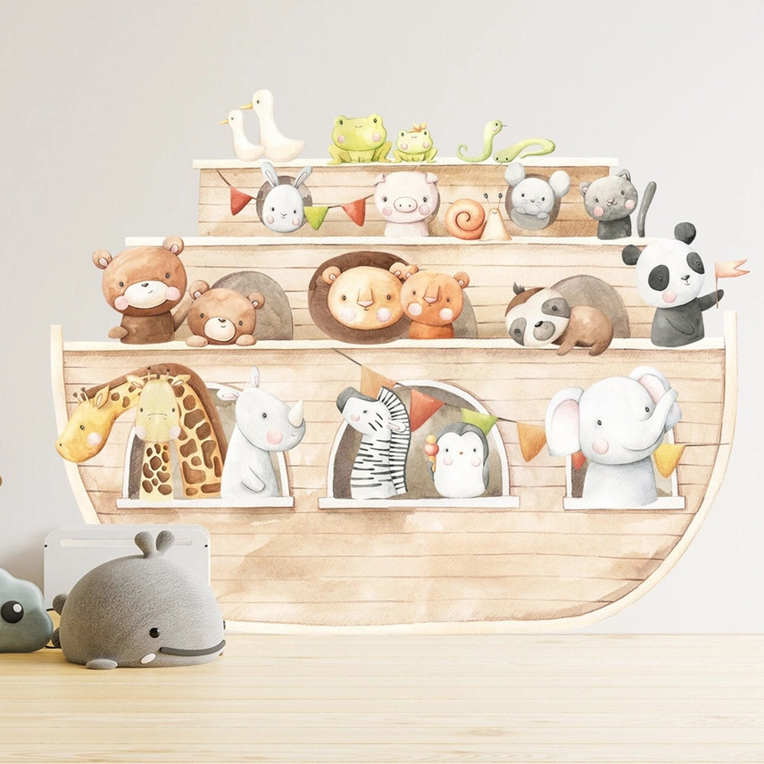 Adesivo murale Arca di Noè - immagine 2