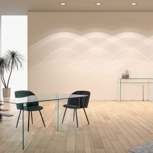 TAVOLO TRASPARENTE RETTANGOLARE