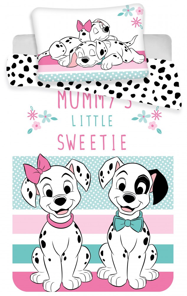SET LENZUOLA CULLA DISNEY 101 PUPPY - immagine 2