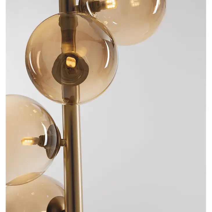 LAMPADARIO FAVOLA DI FEDERICA finitura ottone satinato - immagine 5