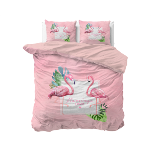 COPRIPIUMINO SUNNY FLAMINGOS