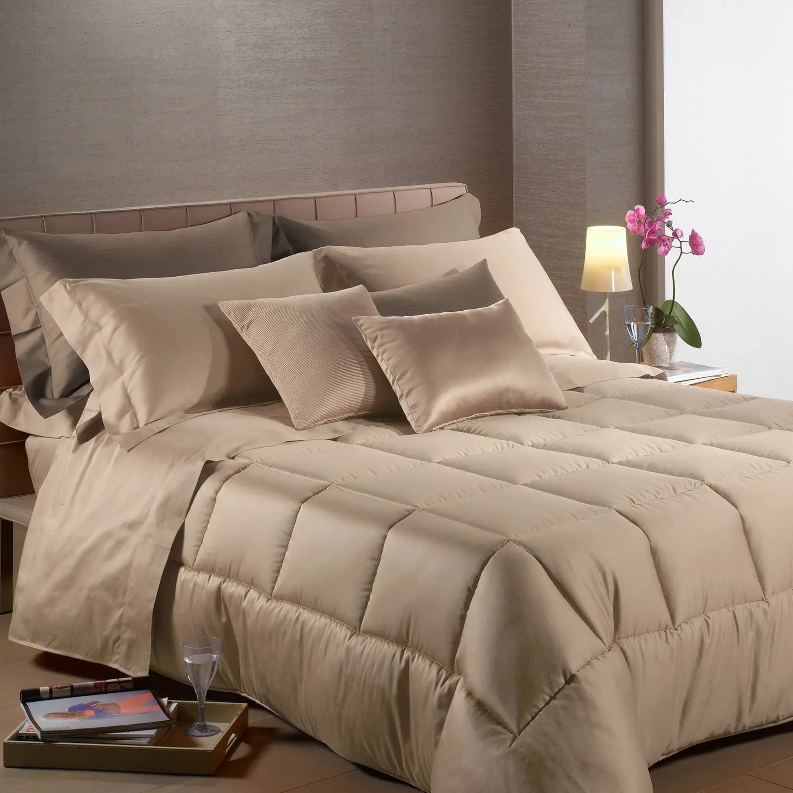 TRAPUNTA MATRIMONIALE IN RASO – 7 colori disponibili - immagine 6