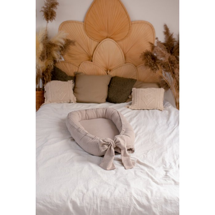 RIDUTTORE – NIDO IN LINO CON FIOCCO – 7 varianti colore - immagine 5