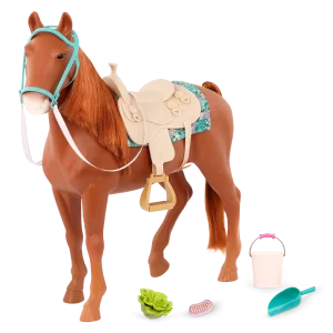 Cavallo American Saddlebred Cavallo giocattolo da 50 cm e accessori