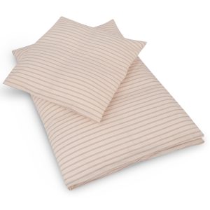 Set copripiumino per culla a righe