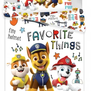Set copripiumino + federa Paw Patrol Heroes 140×200 cm, 70×90 cm