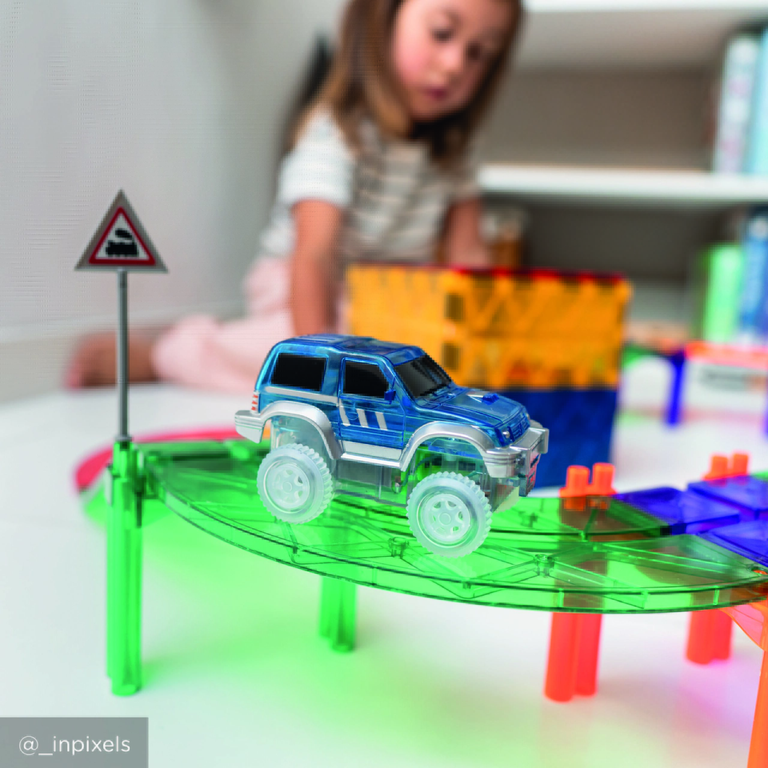 Auto da pista blu - immagine 3
