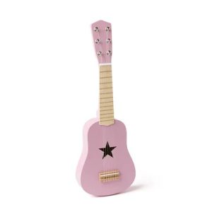 Chitarra giocattolo rosa scuro