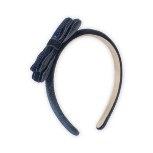 Cerchietto con fiocco in velluto