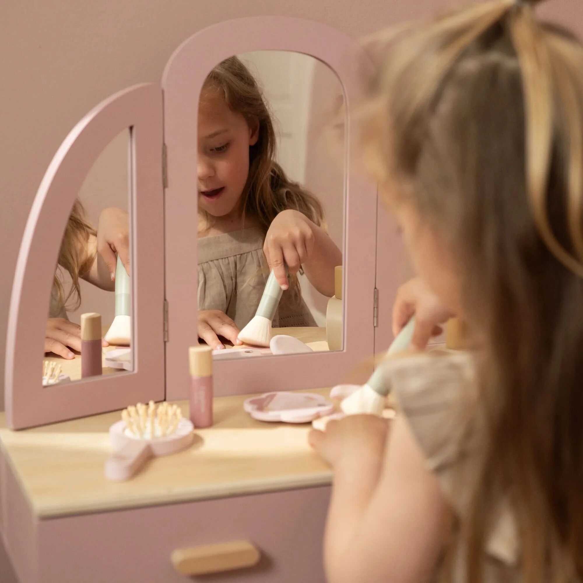 Tavolo da toilette in legno - immagine 5