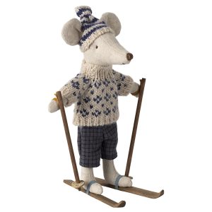 Winter Mouse with ski – Dad