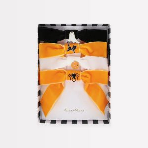 Fiocchi per capelli in velluto Halloween