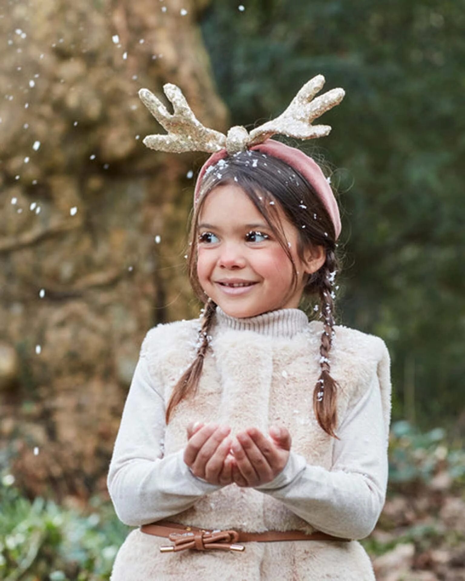 Cerchietto Renna con paillettes - immagine 3