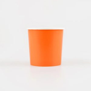 Bicchieri di carta zucca