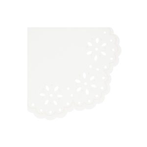 Tovaglioli grandi sangallo bianco