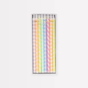 Candele con motivo pastello