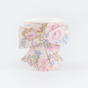 Bicchieri con fiocco Rosa chintz