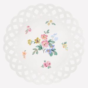 Piatti floreali Basketweave