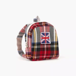 Zaino per Bambola Tartan Ecru