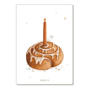 Cartolina di auguri “Cannella”