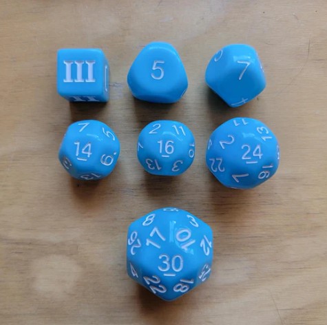 Dungeon Crawl Classics – DADI STRAMBI – Special 7 – Blu