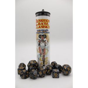 Dungeon Crawl Classics – DADI STRAMBI – Set Dadi di Shanna