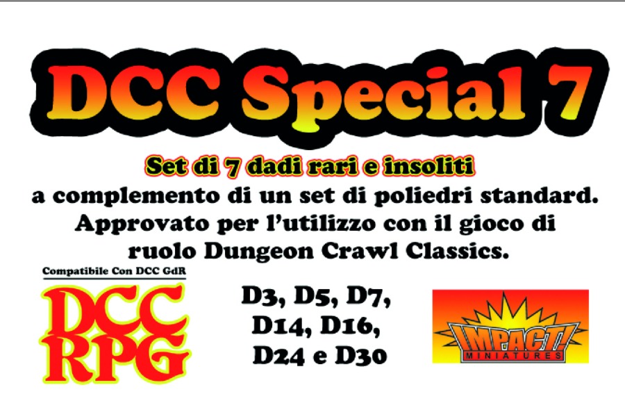 Dungeon Crawl Classics – DADI STRAMBI – Special 7 – Blu - immagine 3
