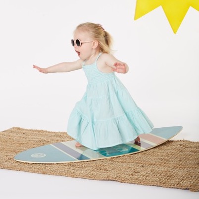 Occhiali da sole bambino 6-36 mesi Fiji, lenti polarizzate, protezione UV-400 cat.3, flessibili, cinturino staccabile, custodia inclusa, a specchio - immagine 4