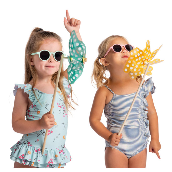 Occhiali da sole bambino 3-7 anni Bali, lenti polarizzate, protezione UV-400 cat.3, flessibili, custodia inclusa - immagine 3