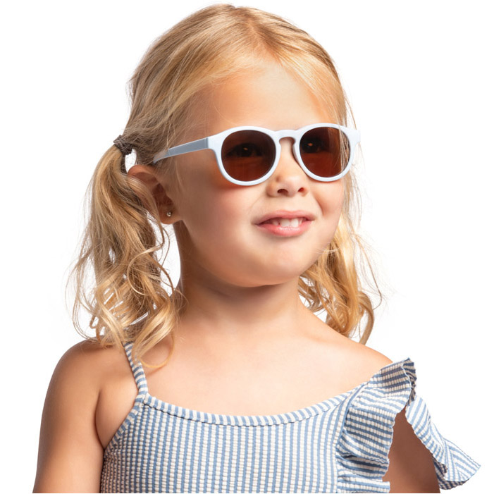 Occhiali da sole bambino 6-36 mesi Aruba, lenti polarizzate, protezione UV-400 cat.3, flessibili, con cinturino staccabile, custodia inclusa - immagine 4