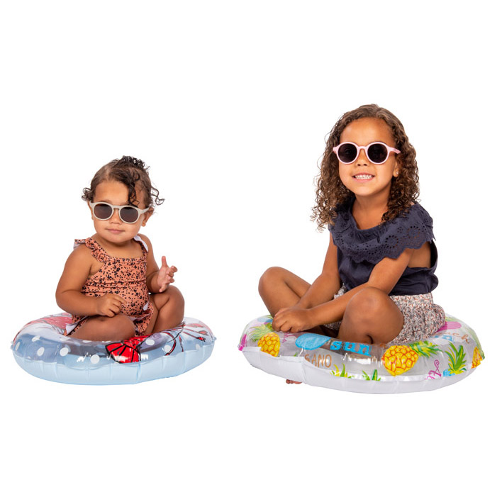 Occhiali da sole bambino 6-36 mesi Aruba, lenti polarizzate, protezione UV-400 cat.3, flessibili, con cinturino staccabile, custodia inclusa - immagine 5