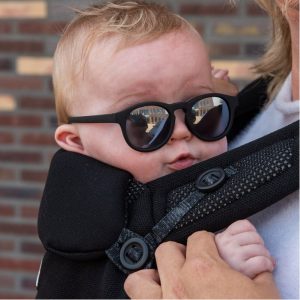 Occhiali da sole bambino 6-36 mesi Hawaii, lenti polarizzate, protezione UV-400 cat.3, flessibili, cinturino staccabile, custodia inclusa, a specchio