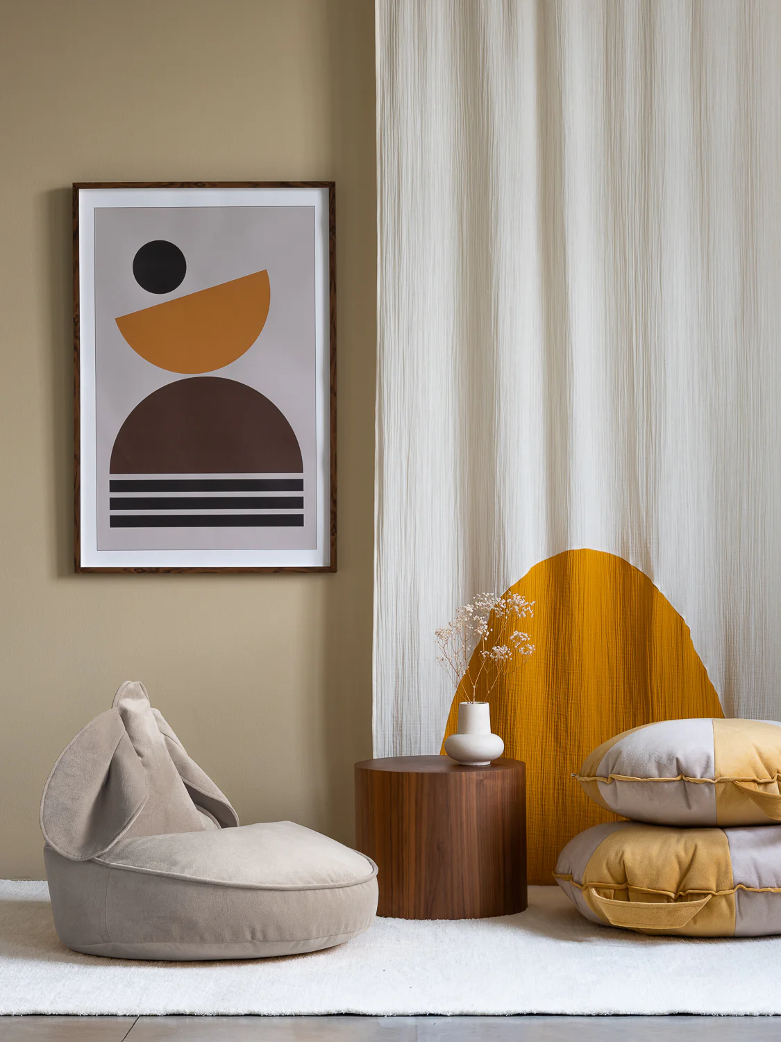 Poltrona bunny velluto – 3 colori disponibili - immagine 3