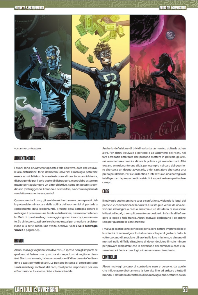 GUIDA DEL GAMEMASTER – Supplemento per Mutants & Masterminds - immagine 3