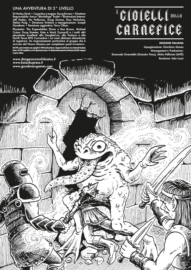I GIOIELLI DELLA CARNEFICE – Avventure di 3° Livello per Dungeon Crawl Classics - immagine 3