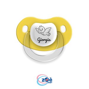 Succhietto personalizzato Giallo Uccellino