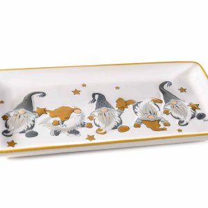 PIATTO ANTIPASTI GNOMI PAZZI – in ceramica