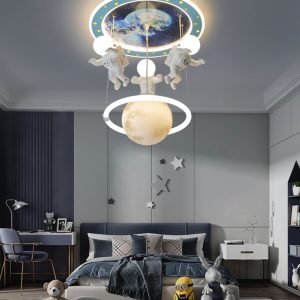 LAMPADARIO SOSPESO ASTRONAUTA IN MISSIONE